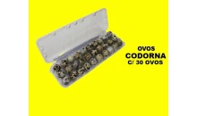 ESTOJO COM 30 OVOS CODORNA